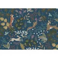 Komar Wood Night vliestapéta 350 cm x 250 cm tapéta, díszléc és más dekoráció