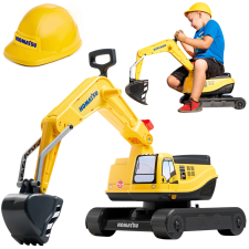 Komatsu forgómarkoló játékszett lábbal hajtható járgány