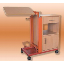  Kombinált éjjeli szekrény bútorlapból kétirányú fiókkal és ajtóval gyógyászati segédeszköz