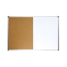 Kombitábla OPTIMA parafa mágneses aluminium keret 60x90 cm parafatábla