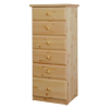 Komforttéka Csanád 6 fiókos magas keskeny komód