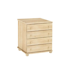 Komforttéka Janó 4 fiókos széles fenyő komód bútor