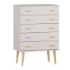 Komforttéka Lara fenyő komód 5 fiókos 79