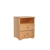 Komforttéka Sára 2 fiókos nyitott éjjeliszekrény