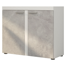  Komód RODOS 2D fehér / világos beton bútor