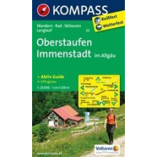 Kompass 02. Oberstaufen turista térkép Kompass 1:25 000 térkép