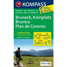 Kompass 045. Bruneck, Kronplatz/Brunico, Plan de Corones, 1:25 000, D/I turista térkép Kompass térkép