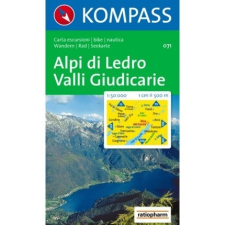 Kompass 071. Alpi di Ledro turista térkép Kompass 1:50 000 térkép