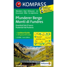 Kompass 081. Pfunderer Berge, Mondi di Fundres turista térkép Kompass 1:25 000 térkép