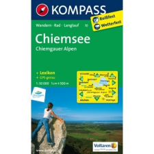 Kompass 10. Chiemsee-Simssee turista térkép Kompass 1:50 000 térkép