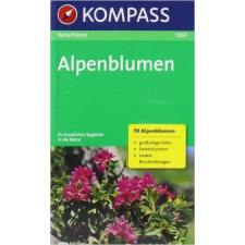 Kompass 1100. Alpenblumen természetjáró könyv Naturführer irodalom