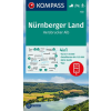 Kompass 172. Nürnberger Land turista térkép Hersbrucker Alb Kompass 4 in 1 térképszett 2023.