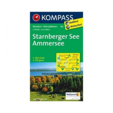 Kompass 180. Starnbrger See-Ammersee turista térkép Kompass 1:50 000 térkép