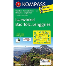 Kompass 182. Isarwinkel, Bad Tölz, Lenggries turista térkép Kompass térkép