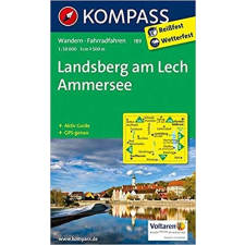 Kompass 189. Landsberg am Lech, Ammersee turista térkép Kompass térkép