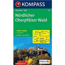 Kompass 192. Oberpfälzer Wald, Nördlicher turista térkép Kompass térkép