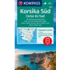 Kompass 2251. Dél-Korzika térkép Kompass 1:50 000 Korzika turistatérkép szett a GR20 túraútvonallal