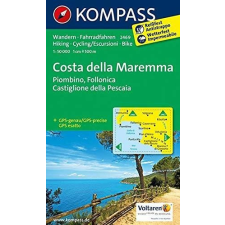 Kompass 2470. Maremma, Grosseto, Monte Argentario, Isola del Giglio, D/I turista térkép Kompass térkép