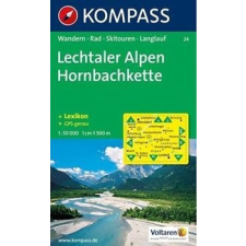 Kompass 24. Lechtaler Alpen, Hornbachkette turista térkép Kompass térkép