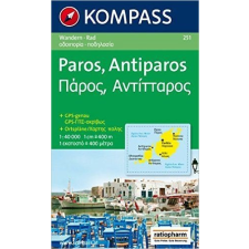 Kompass 251. Paros, Antiparos, 1:40 000 turista térkép Kompass térkép