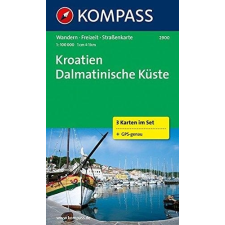 Kompass 2900. Dalmát tengerpart térkép Kompass 1:100 000 térkép
