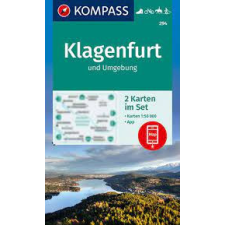 Kompass 294. Klagenfurt turista térkép szett 2 db-os Kompass 1:50 000 térkép