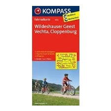 Kompass 3012. Wildeshauser Geest, Vechta, Cloppenburg kerékpáros térkép 1:70 000 Fahrradkarten térkép