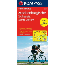 Kompass 3021. Mecklenburgische Schweiz, Müritz, Güstrow kerékpáros térkép 1:70 000 Fahrradkarten térkép