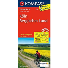Kompass 3056. Köln, Bergisches Land kerékpáros térkép 1:70 000 Fahrradkarten térkép