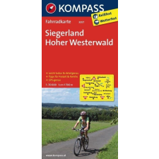 Kompass 3057. Siegerland, Hoher Westerwald kerékpáros térkép 1:70 000 Fahrradkarten térkép