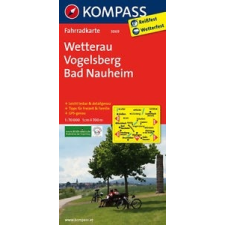 Kompass 3069. Wetterau, Vogelsberg, Bad Nauheim kerékpáros térkép 1:70 000 Fahrradkarten térkép