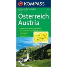 Kompass 308. Österreich, 1:300 000 térkép autós térkép