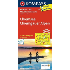 Kompass 3121. Chiemsee, Chiemgauer Alpen kerékpáros térkép 1:70 000 Fahrradkarten térkép