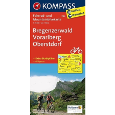 Kompass 3126. Bregenzerwald, Vorarlberg, Oberstdorf kerékpáros térkép 1:70 000 Fahrradkarten térkép