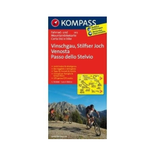 Kompass 3412. Vinschgau, Stilfser Joch kerékpáros térkép 1:70 000 Fahrradkarten térkép