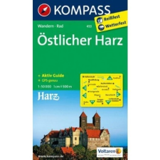 Kompass 453. Harz, Östlicher turista térkép Kompass térkép