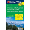 Kompass 649. Altopiano della Paganella, Dolomiti di Brenta, 1:25 000 turista térkép Kompass