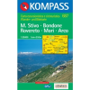 Kompass 687. Monte Stivo, Monte Bondone, Rovereto, Mori, Arco, 1:25 000 turista térkép Kompass