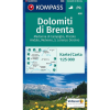 Kompass 688. Dolomiti di Brenta turista térkép Kompass 1:25 000 Brenta-csoport térkép