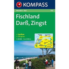 Kompass 736. Fischland, Darß, Zingst turista térkép Kompass térkép