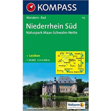 Kompass 755. Niederrhein Süd, Naturpark MaasSchwalmNette turista térkép Kompass térkép