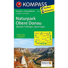 Kompass 781. Naturpark Obere Donau, Albstadt, Tuttlingen, Sigmaringen turista térkép Kompass térkép