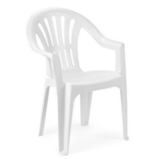  Kona fehér alacsony támlás szék kerti bútor