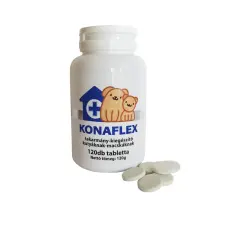  KONAFLEX – Ízület- és porcvédő tabletta kutyáknak és macskáknak 120db vitamin, táplálékkiegészítő kutyáknak