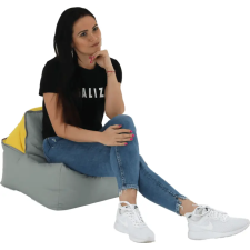 Kondela Babzsák, szürke / zöld szövet, ALIMOR bútor