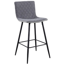 Kondela Bárszék, világosszürke/szürke/fekete, TORANA bútor