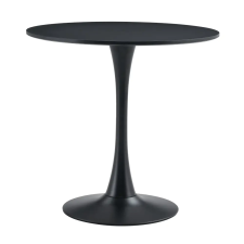 Kondela Étkezőasztal, fekete, átmérő 80 cm, REVENTON NEW bútor