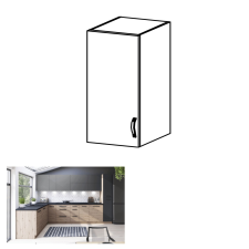 Kondela Felső szekrény, artisan tölgy, univerzális, LANGEN G40G bútor