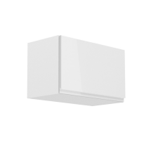 Kondela Felsőszekrény, fehér/fehér extra magasfényű, AURORA G60KN bútor