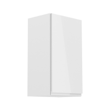 Kondela Felsőszekrény, fehér/fehér extra magasfényű, jobbos, AURORA G40 bútor